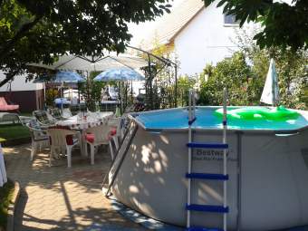 Gruppenunterkunft am Balaton mit Pool  KlÃ­maanlage Ferienhaus  - Bild 2